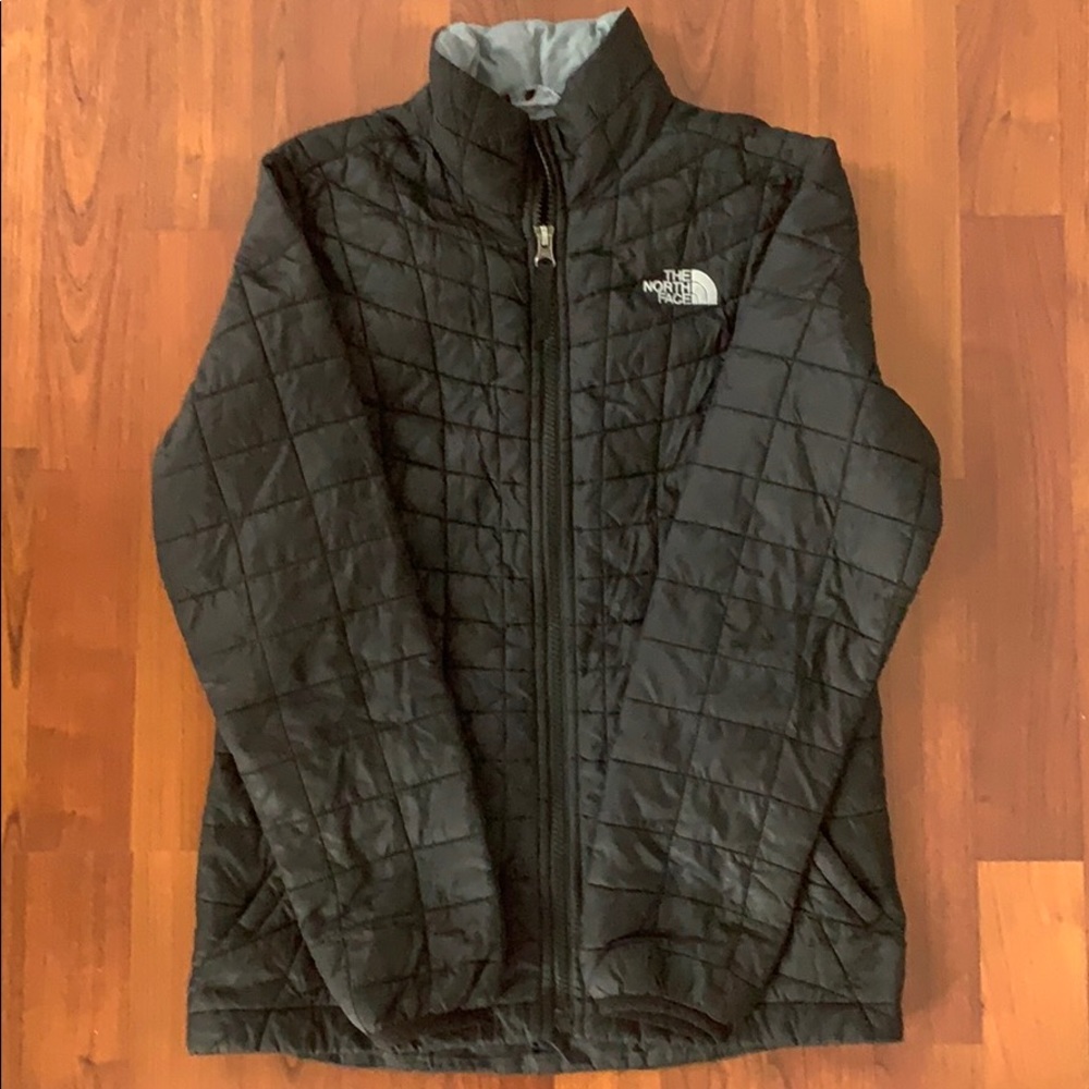 Girls size 10/12 black north face jacket